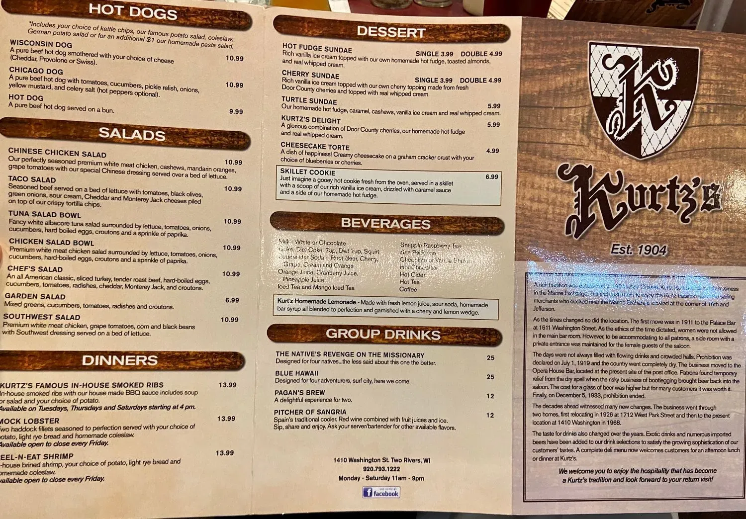 Menu 2