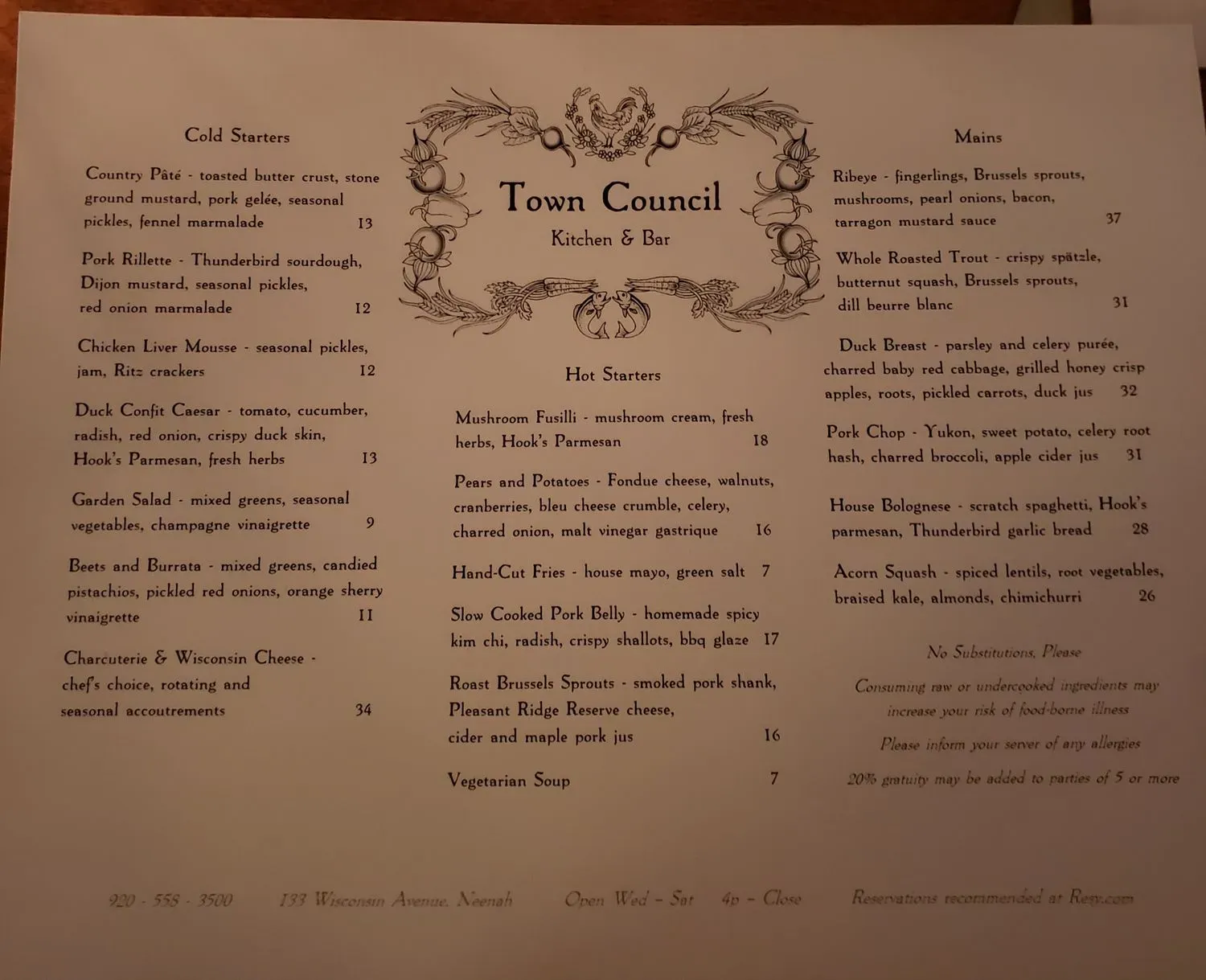 Menu 3