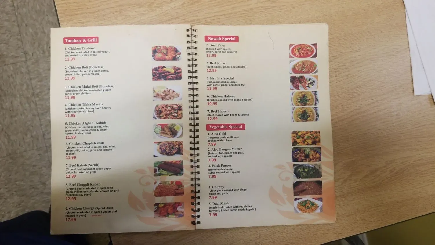 Menu 5