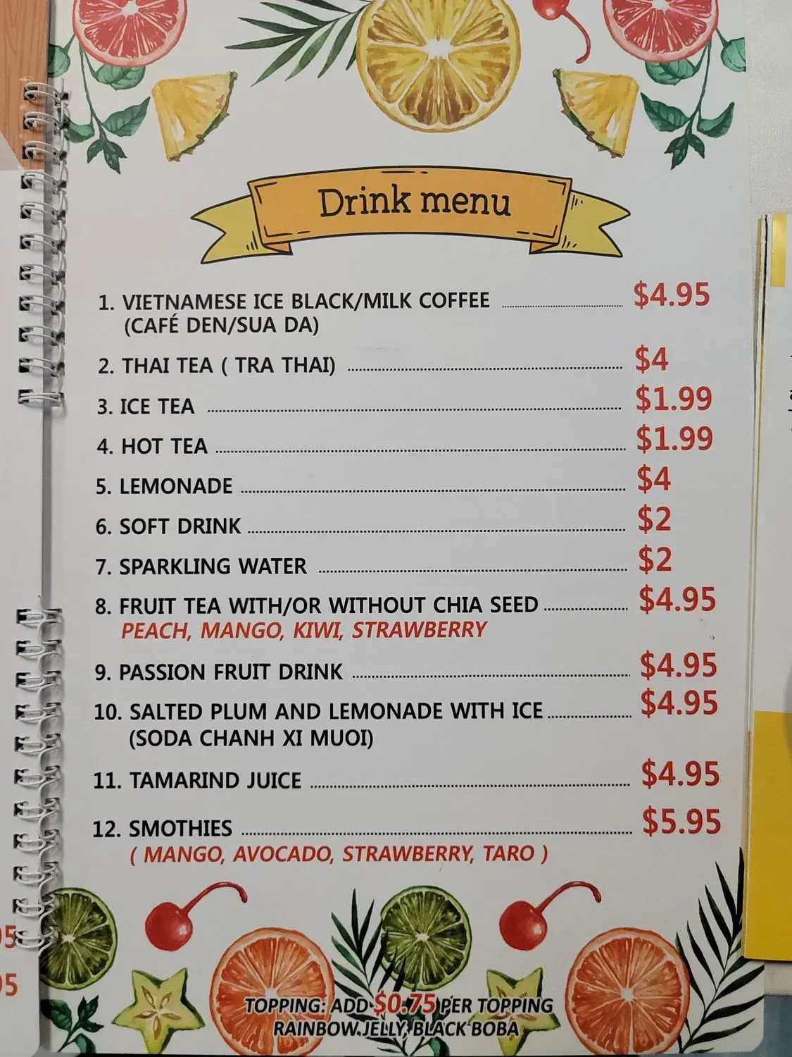 Menu 6