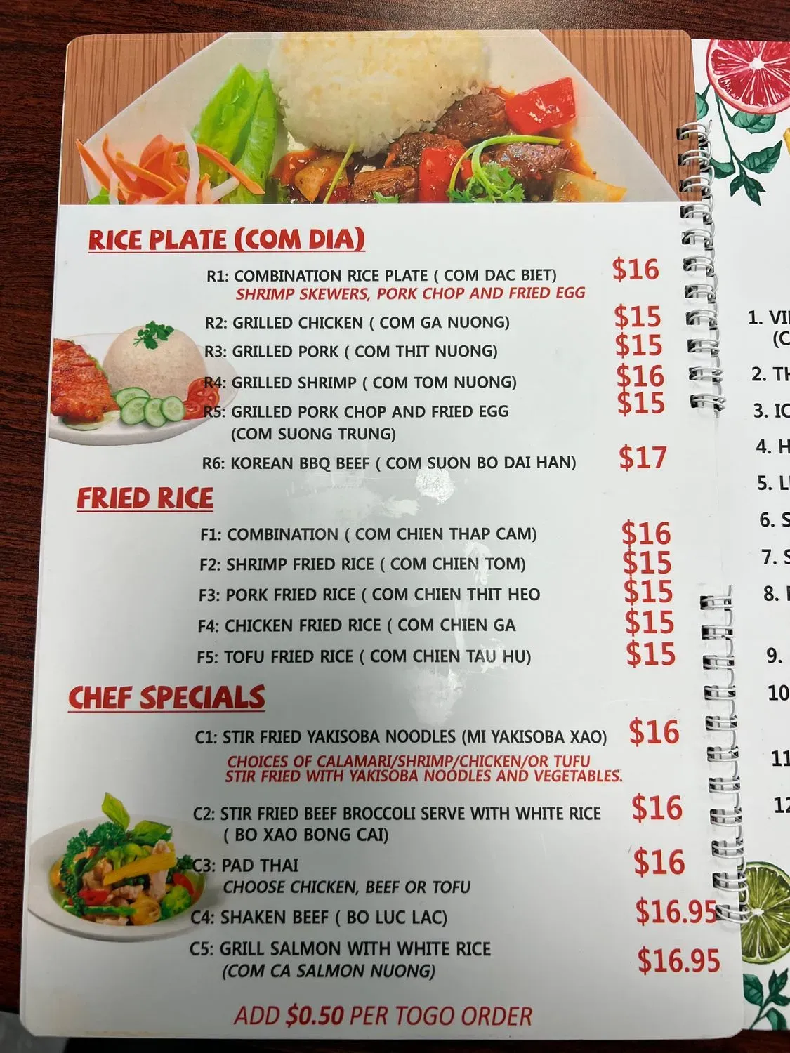 Menu 4