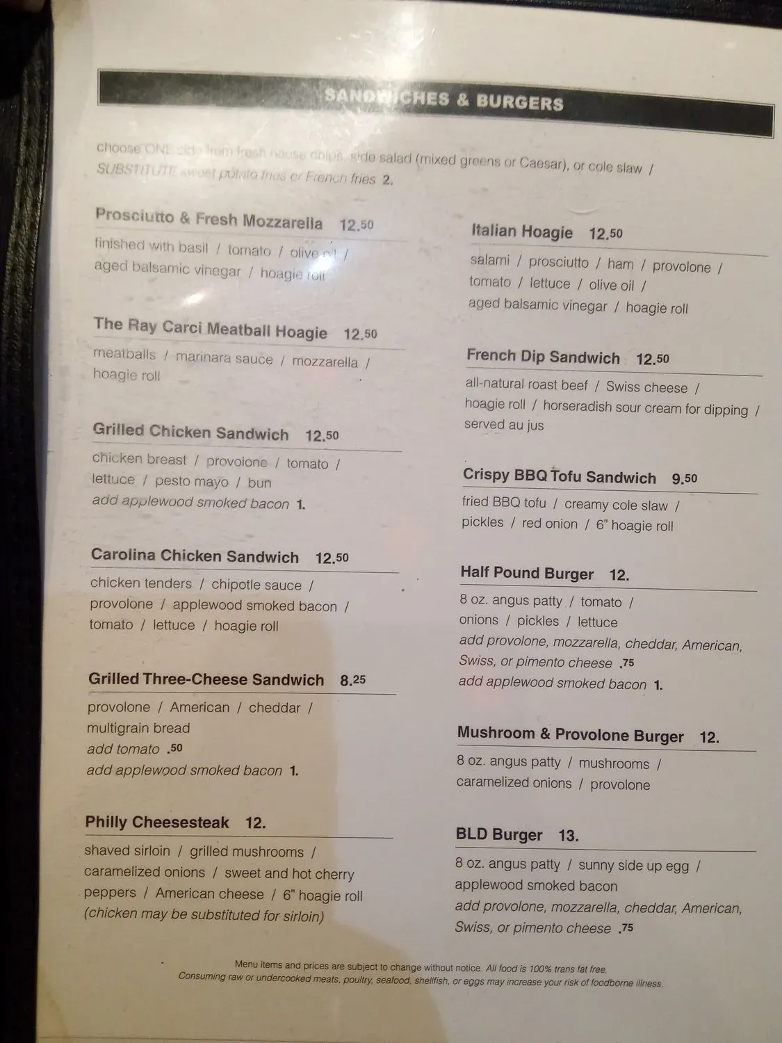 Menu 2