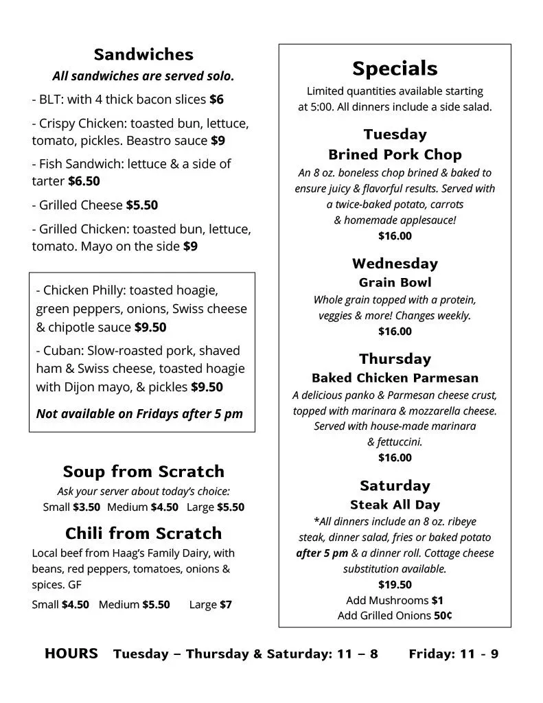 Menu 3