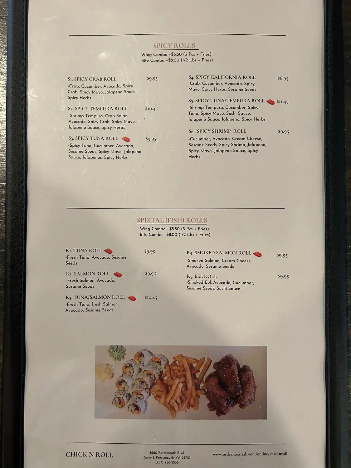 Menu 6