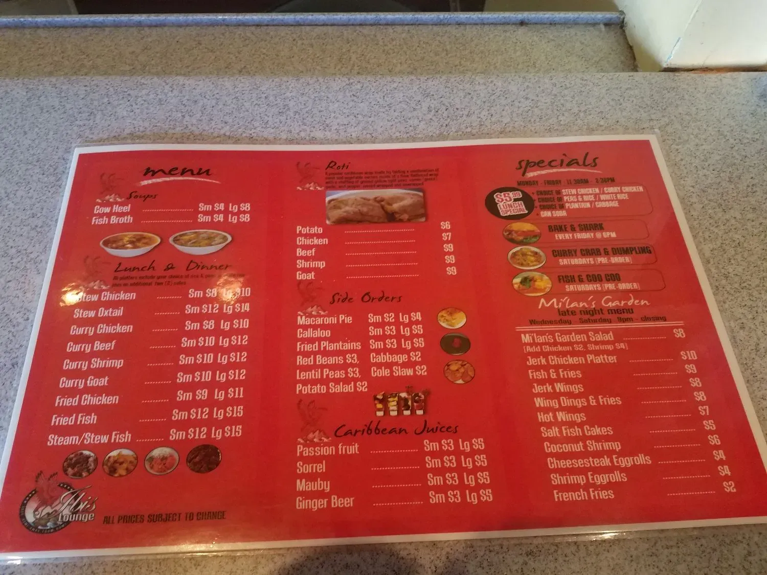 Menu 2