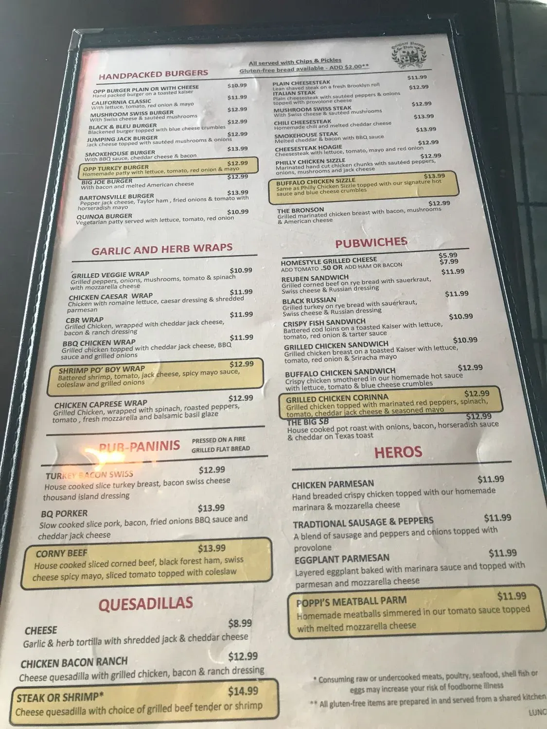 Menu 4