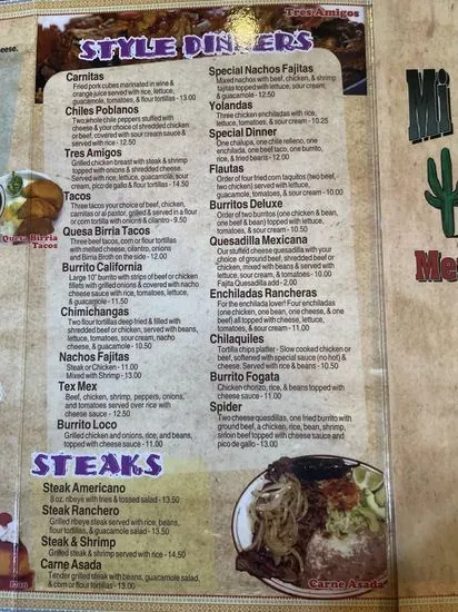 Mi Casa Grande Mexican Restaurant Menu | Newberry, SC | Checkle