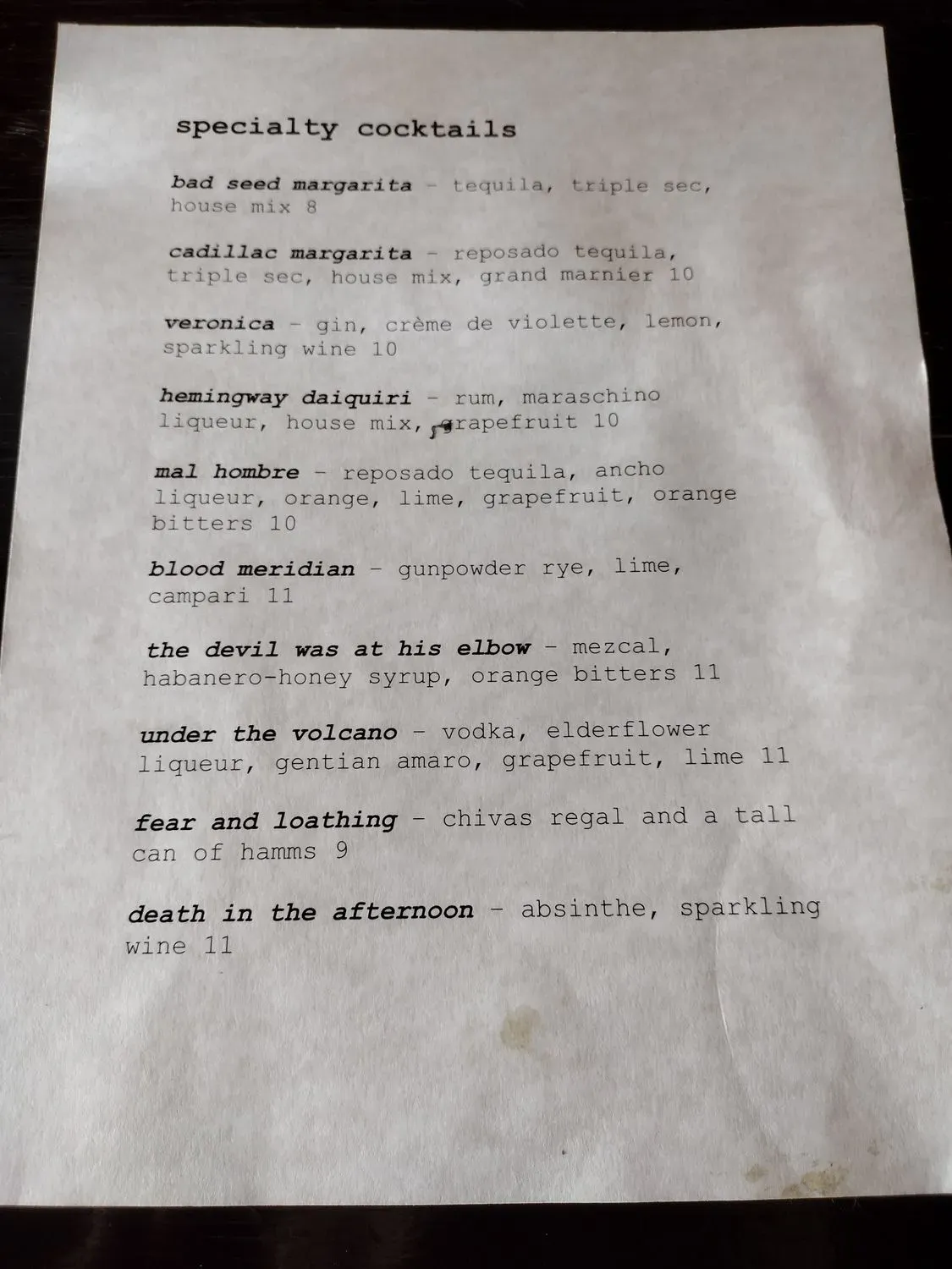 Menu 3