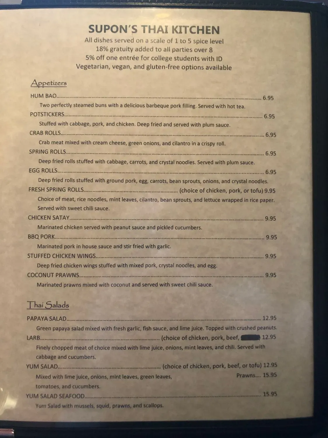 Menu 5