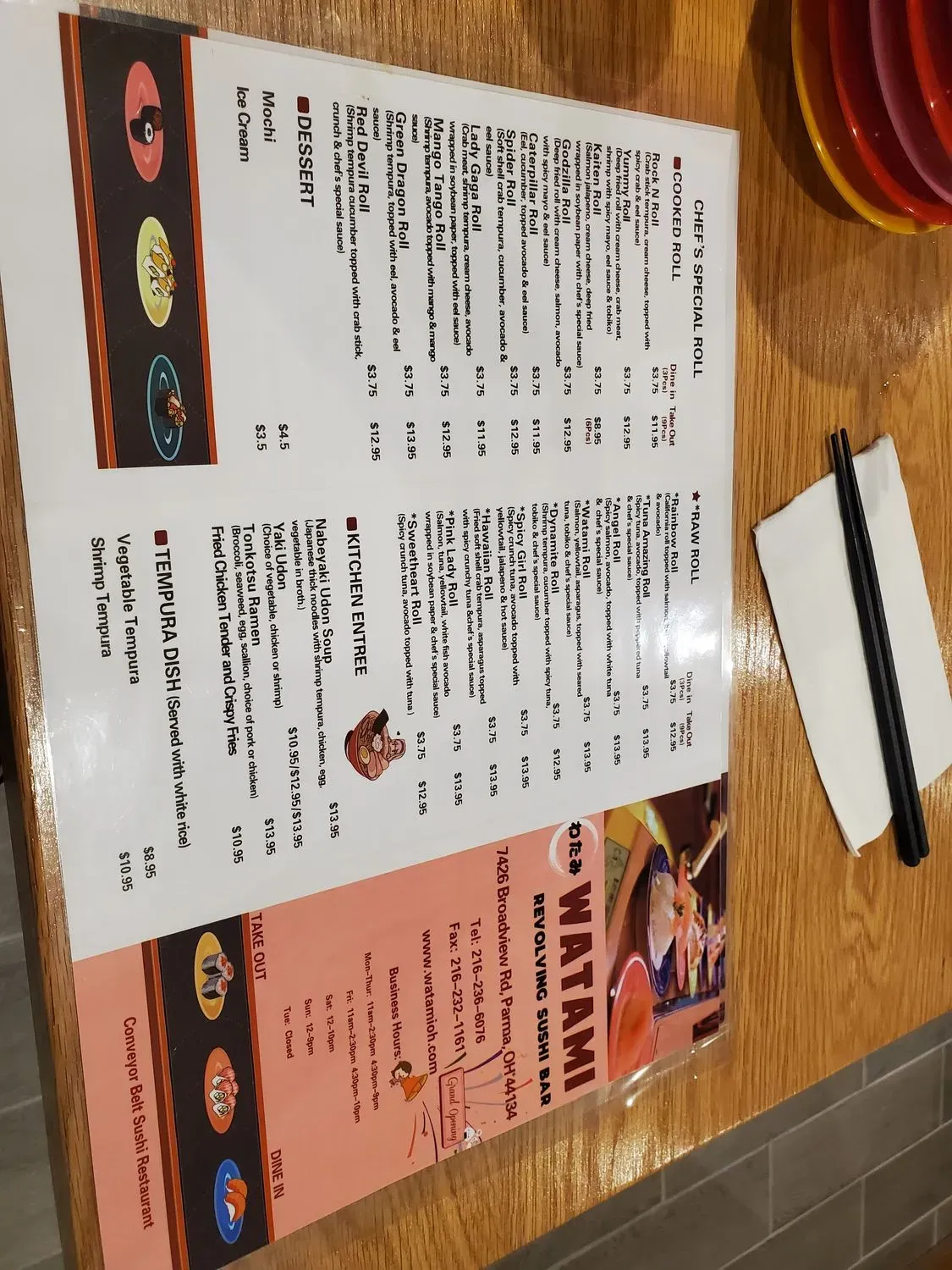 Menu 5