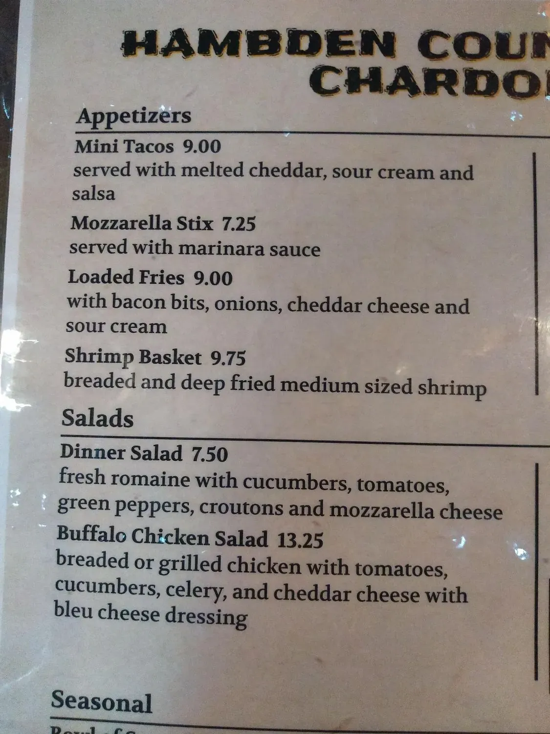 Menu 4