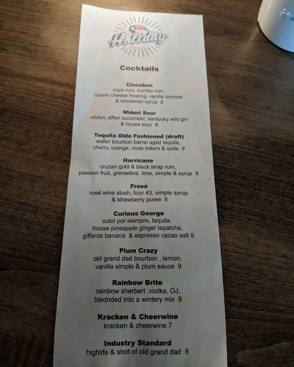 Menu 6