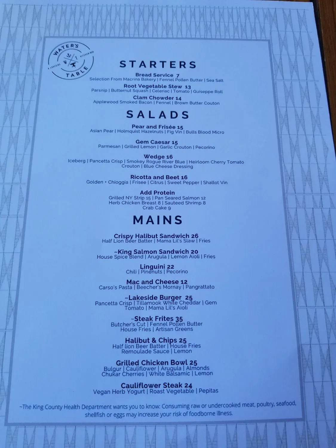 Menu 5