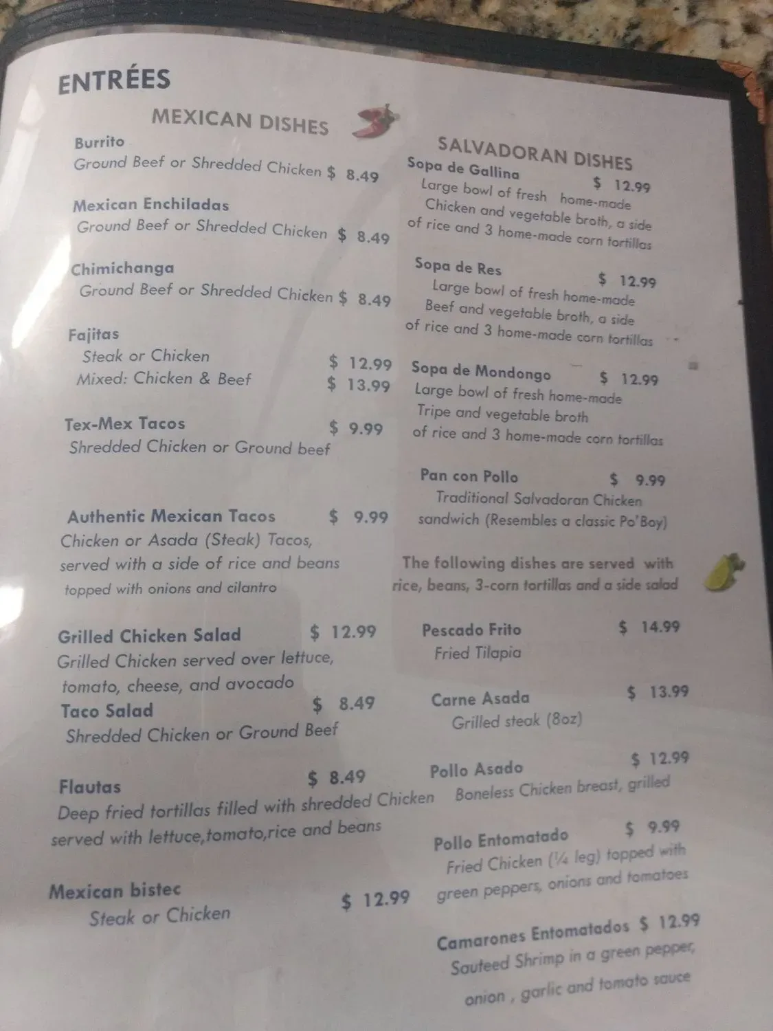 Menu 4