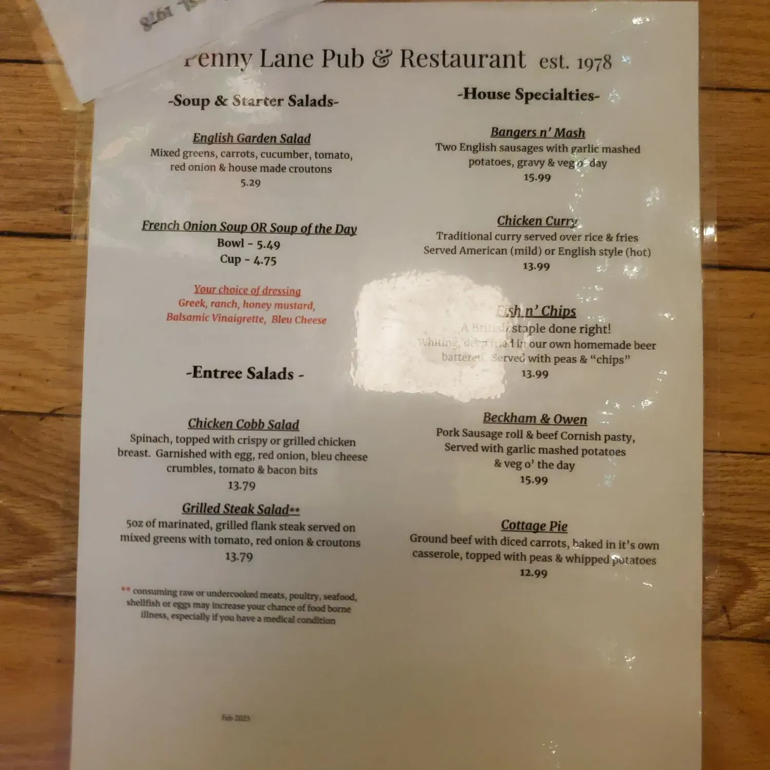 Menu 6