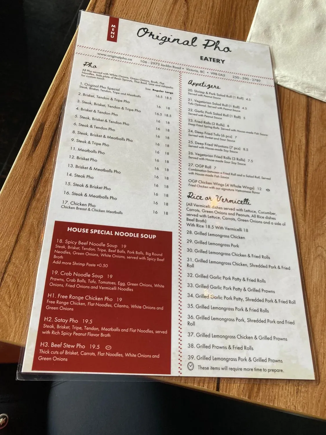 Menu 6