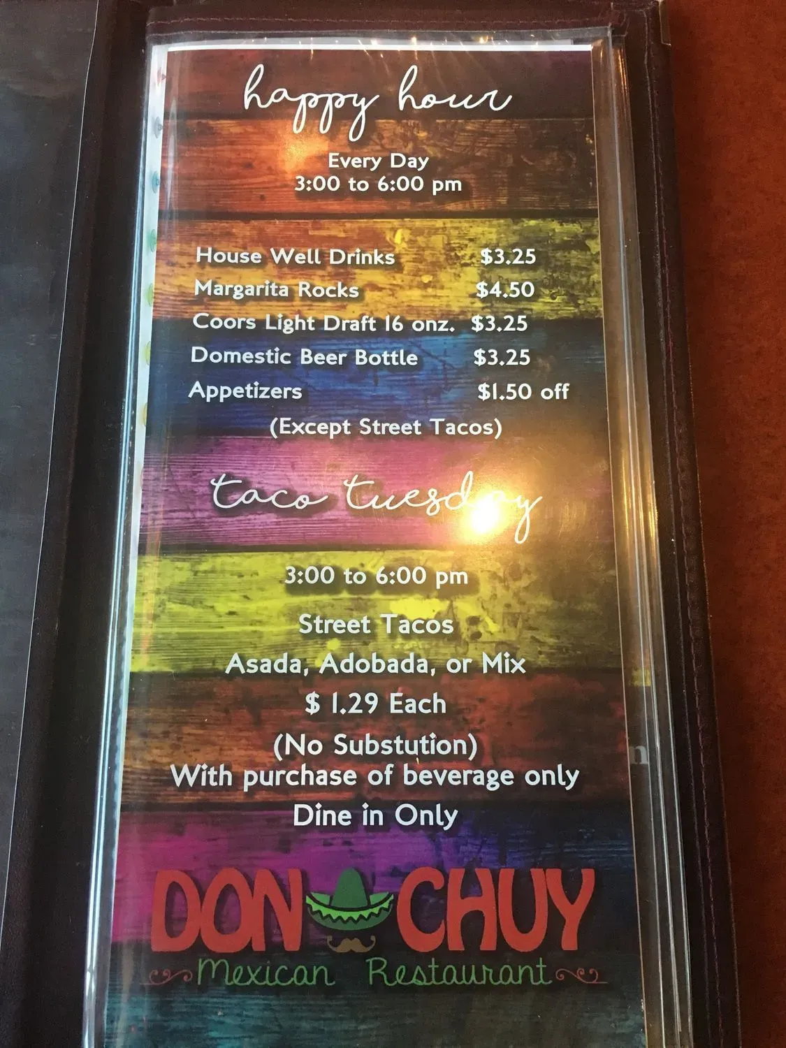 Menu 3