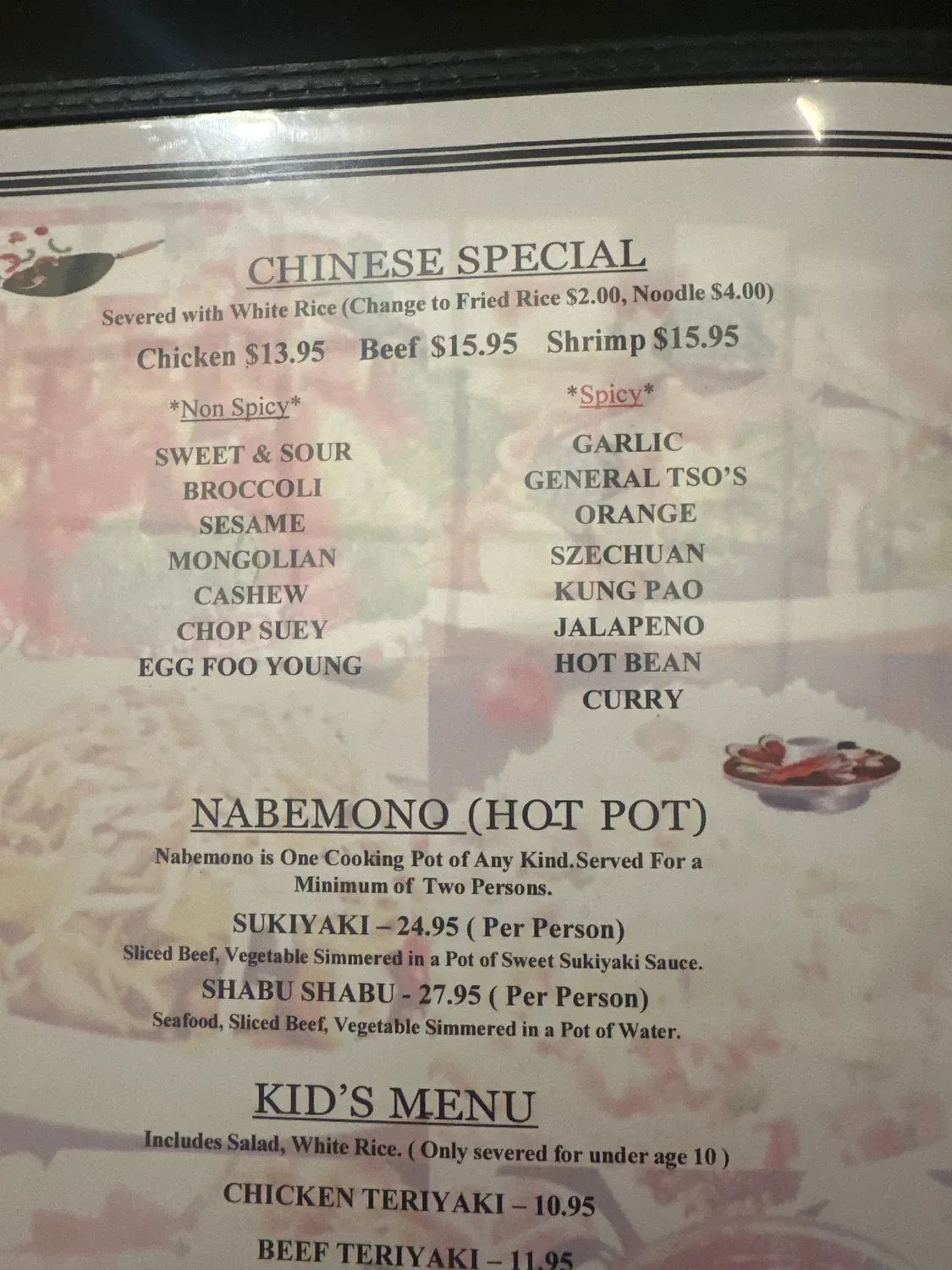 Menu 6