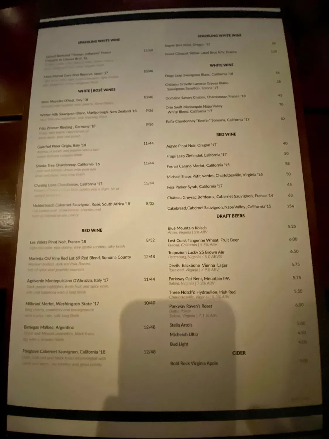 Menu 3