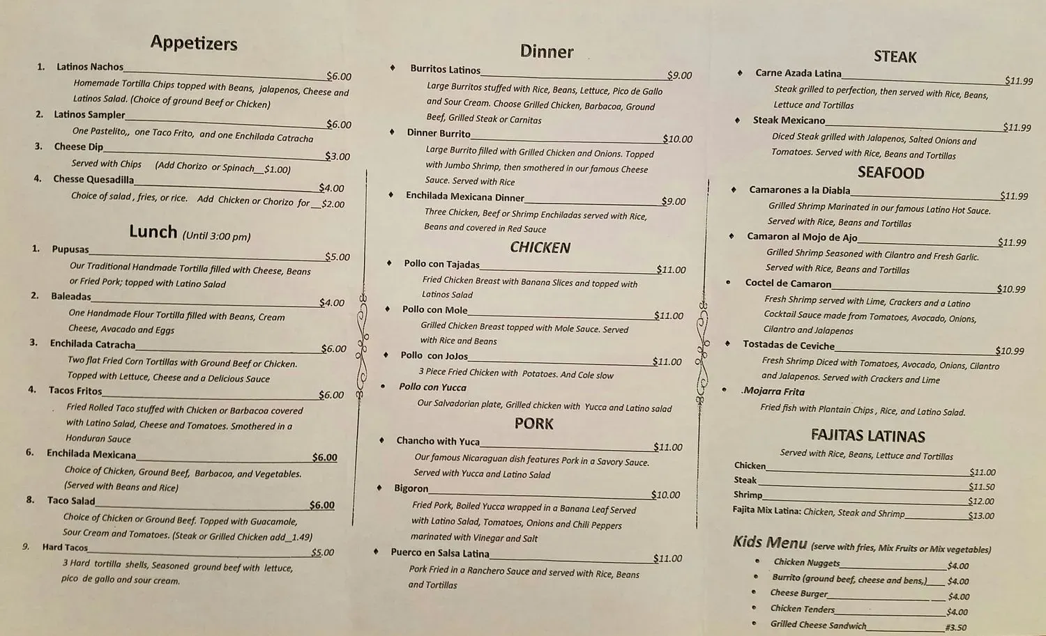 Menu 4