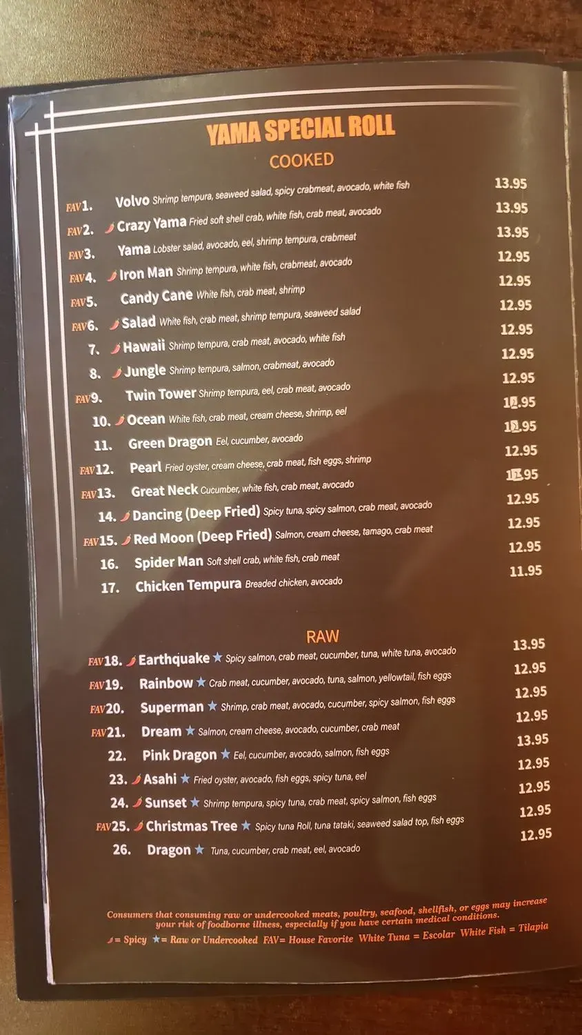 Menu 6