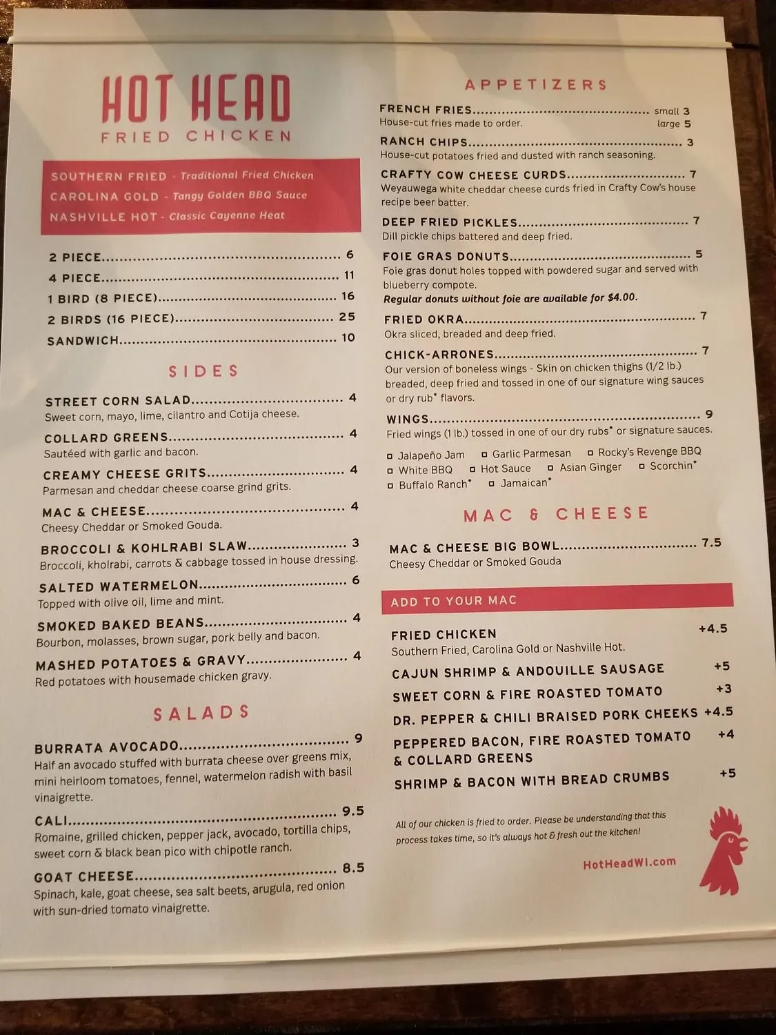 Menu 5