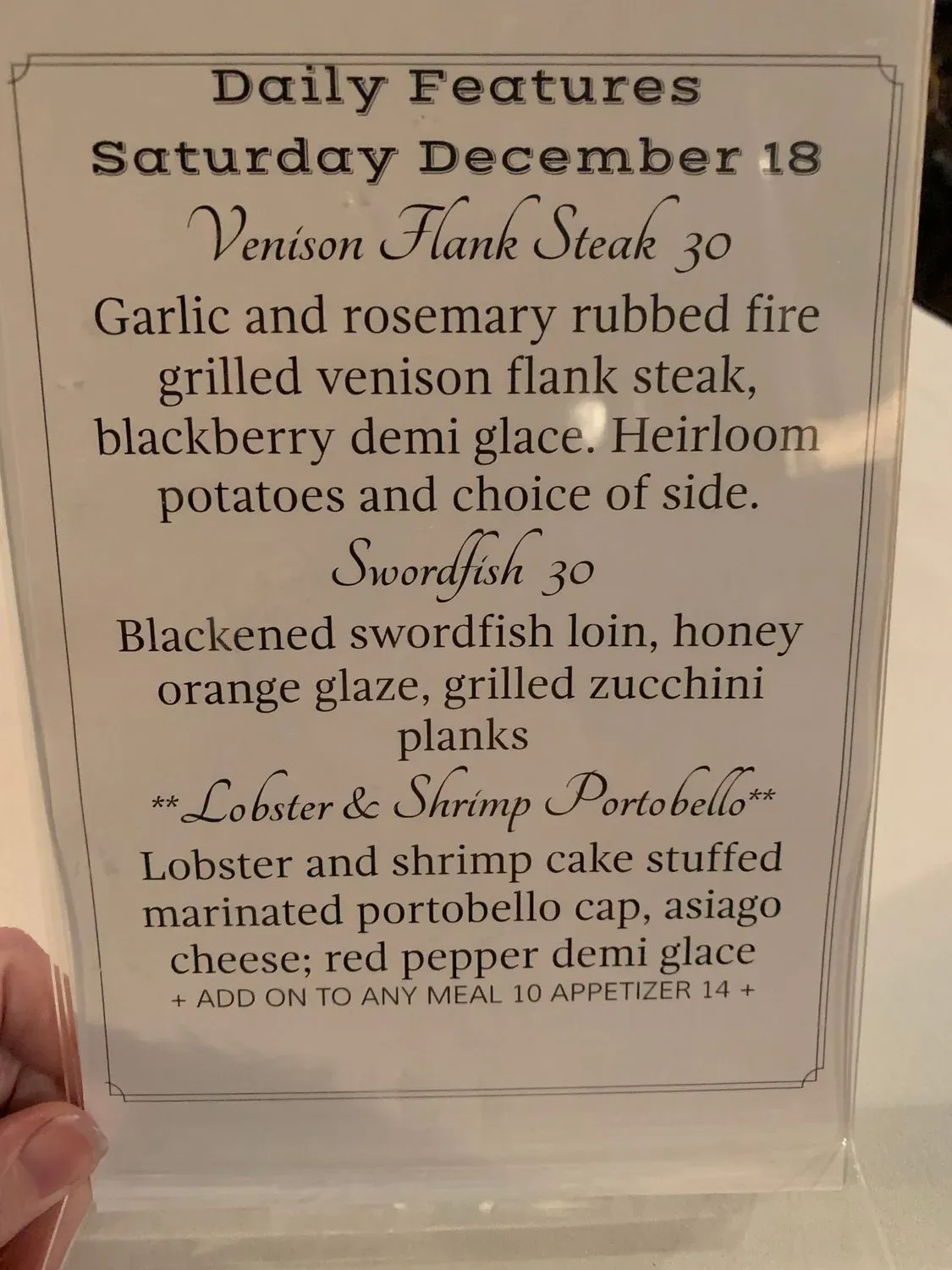 Menu 3