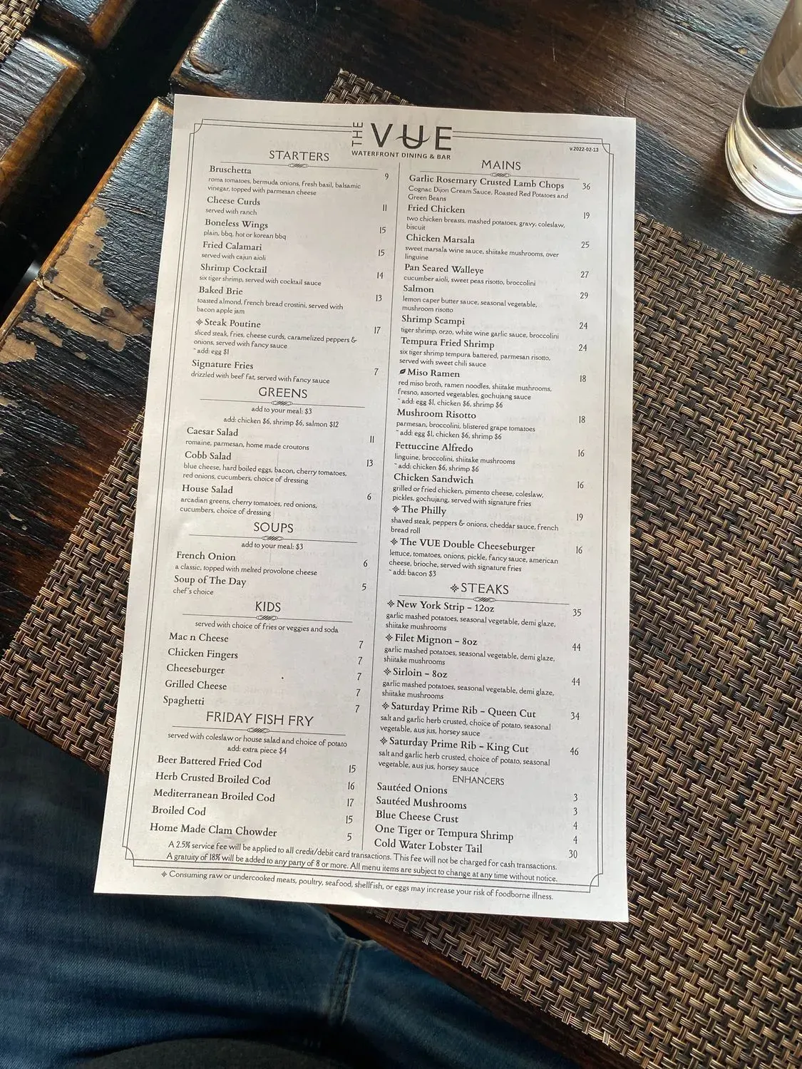 Menu 4