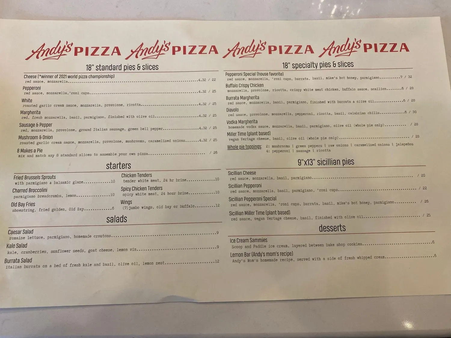 Menu 3