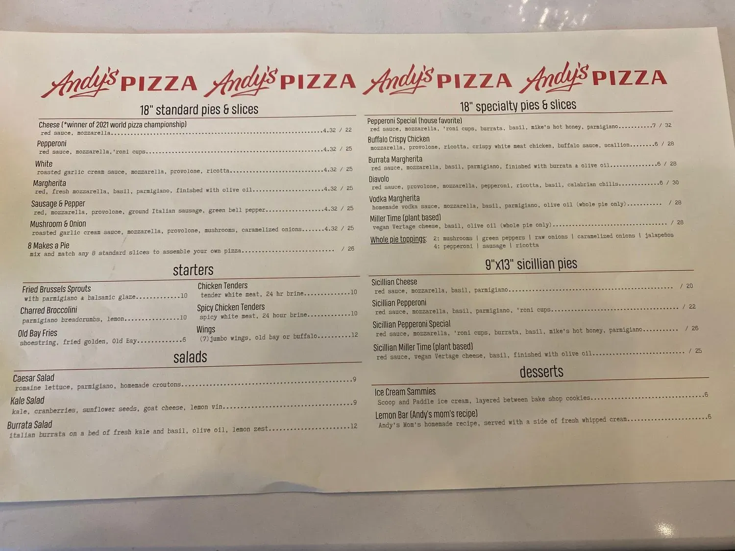 Menu 3