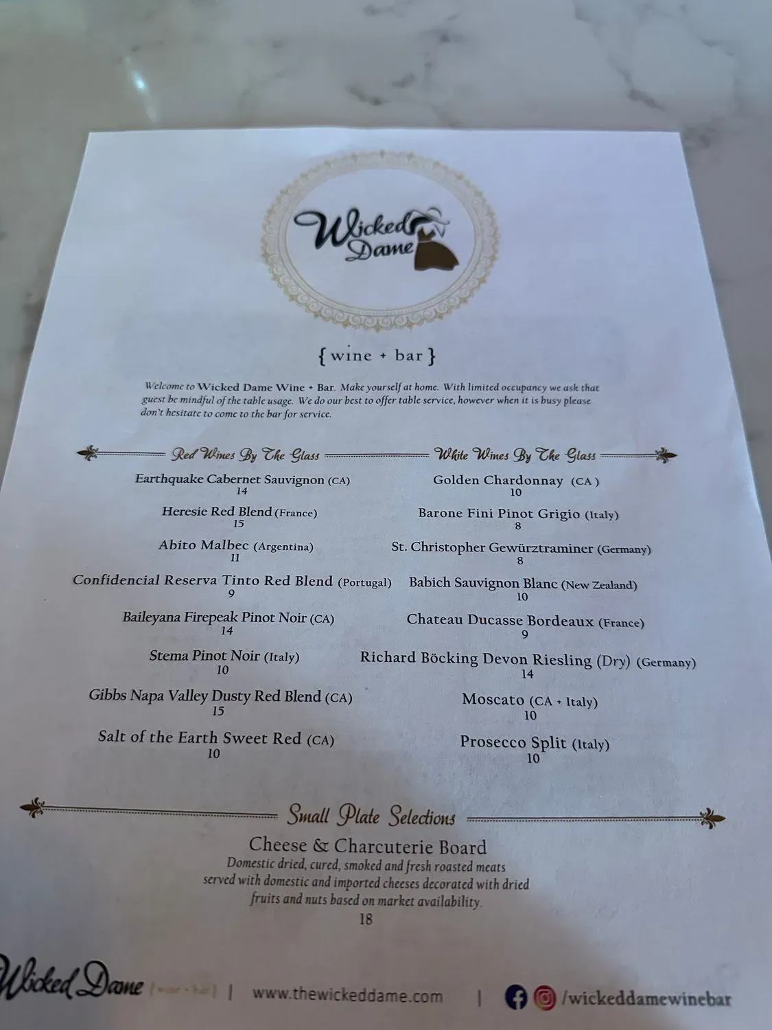 Menu 6