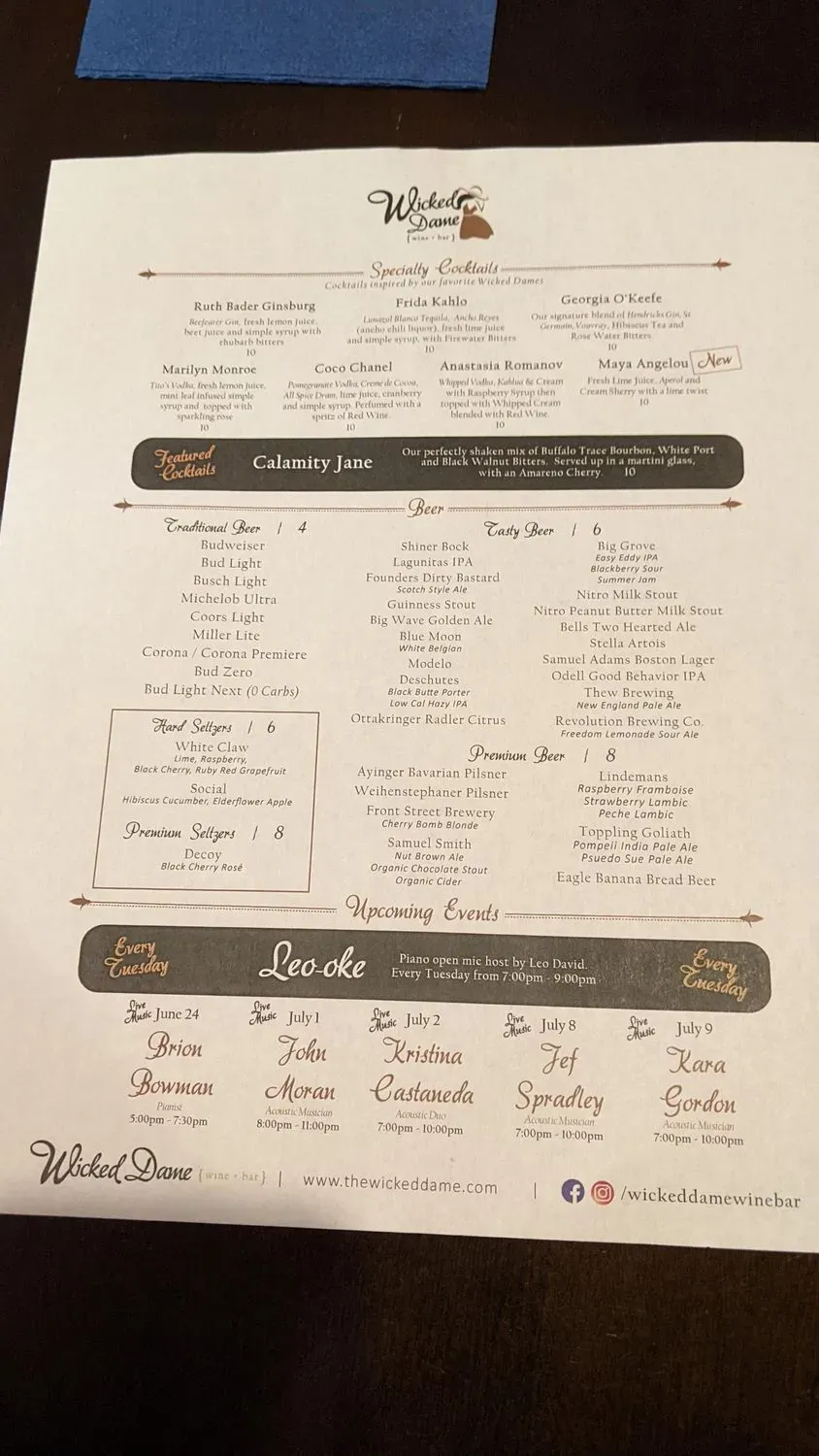 Menu 2