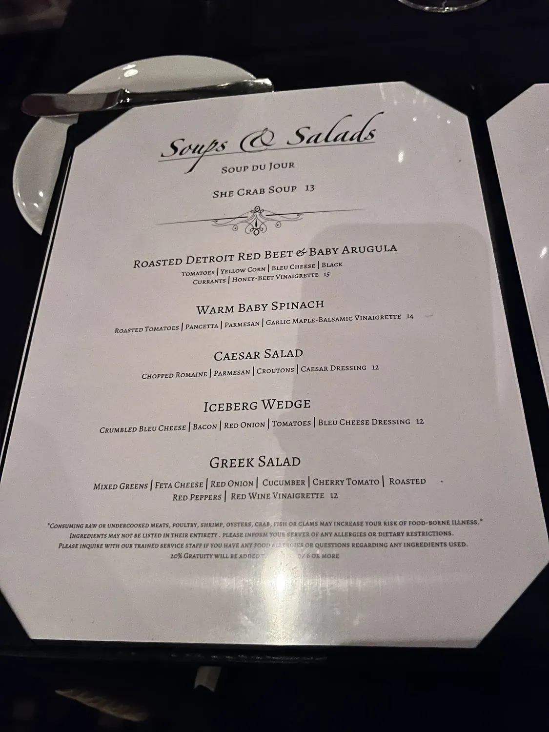 Menu 5