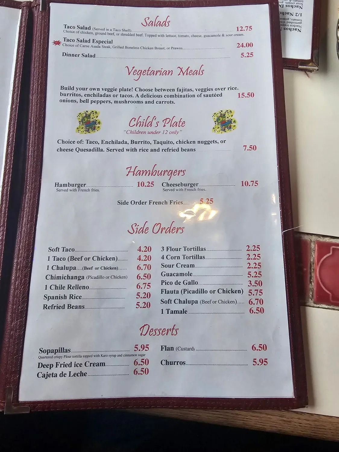 Menu 4