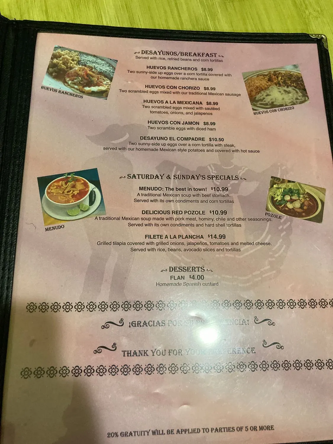 Menu 3