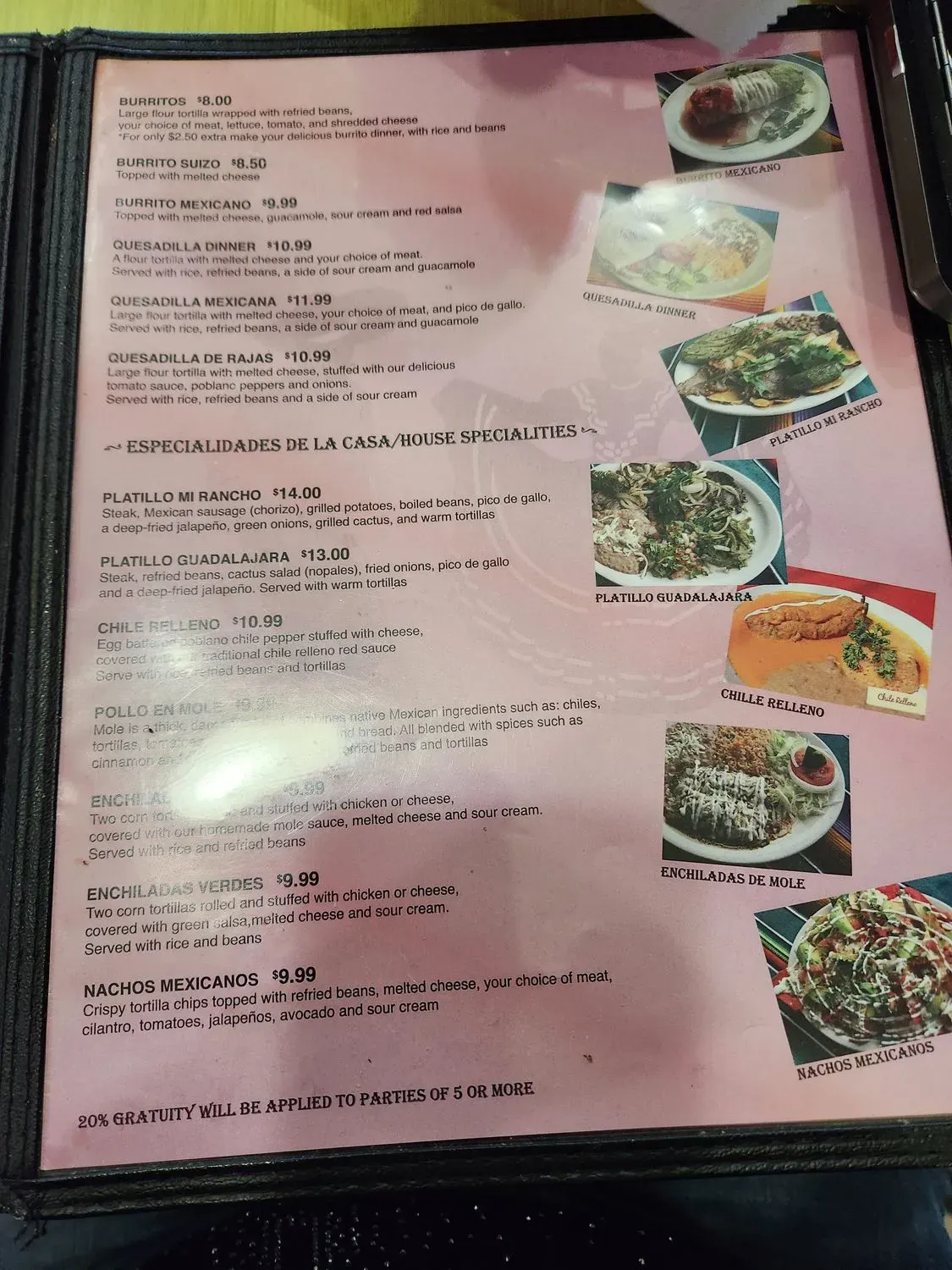 Menu 5