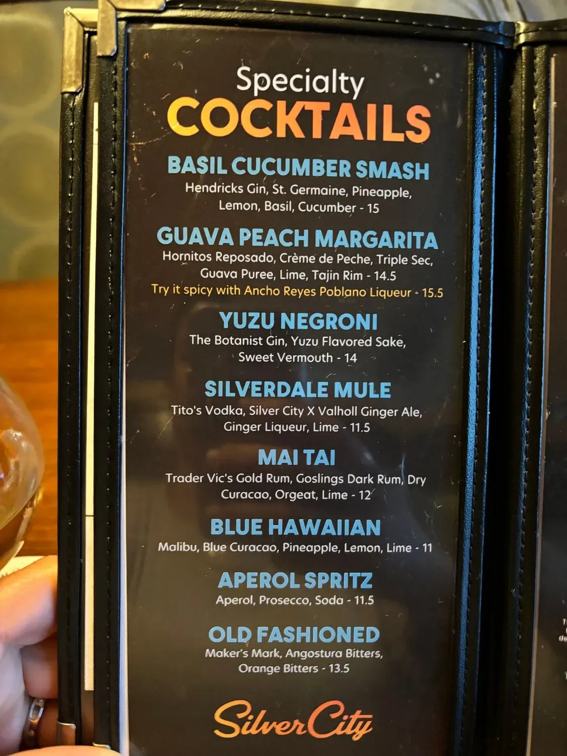 Silver City Restaurant & Ale House Menu - Updated October 2025