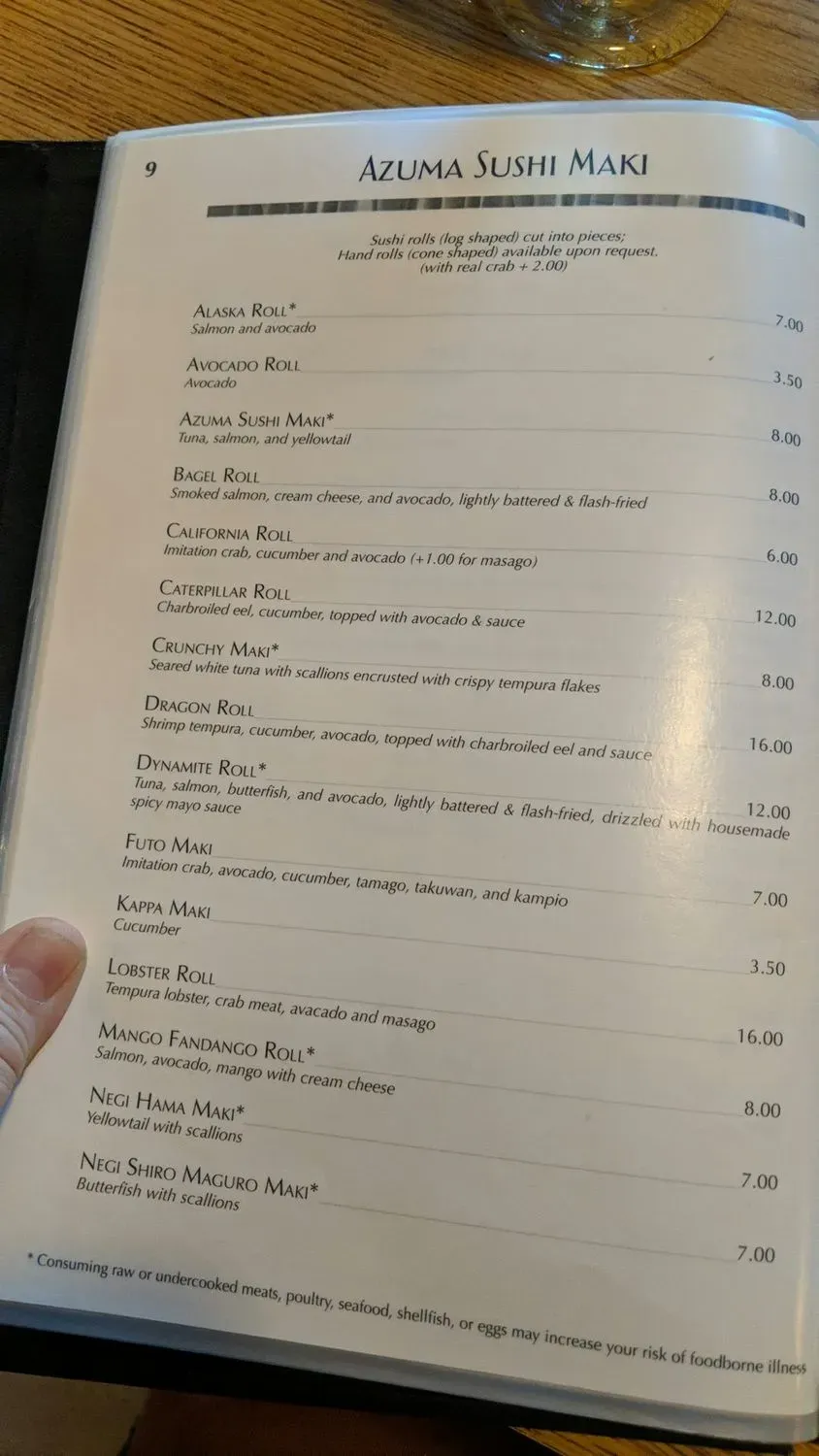 Menu 6