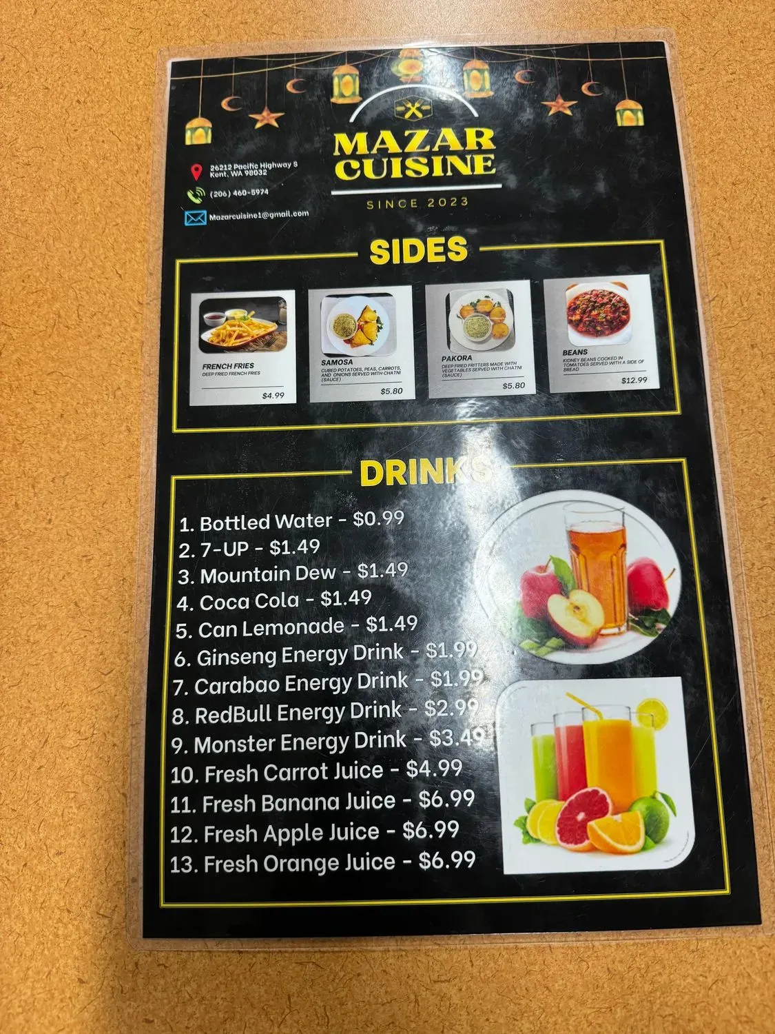 Menu 2