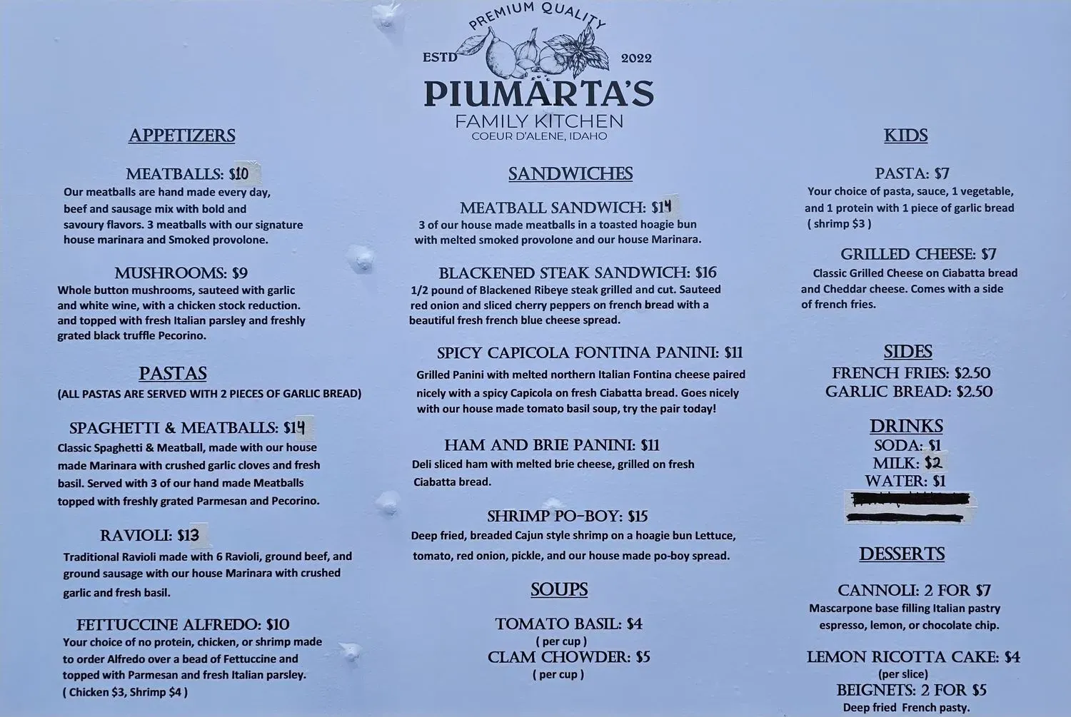 Menu 2