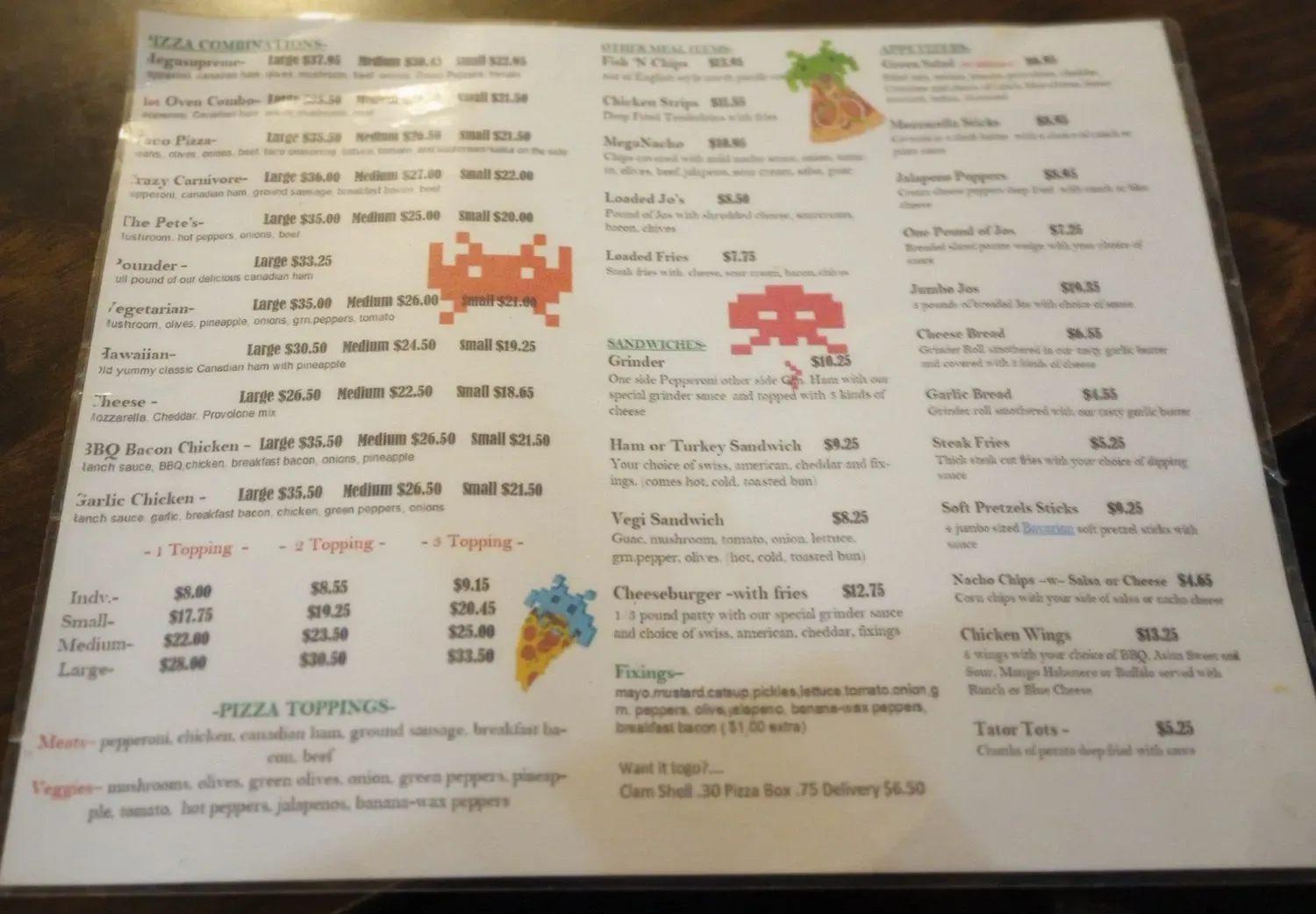 Menu 4