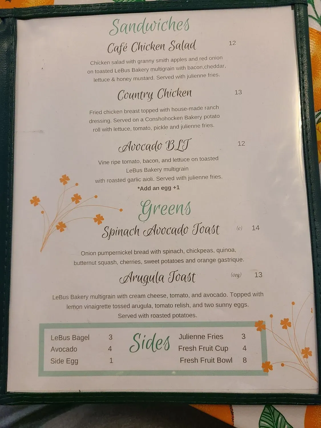 Menu 6