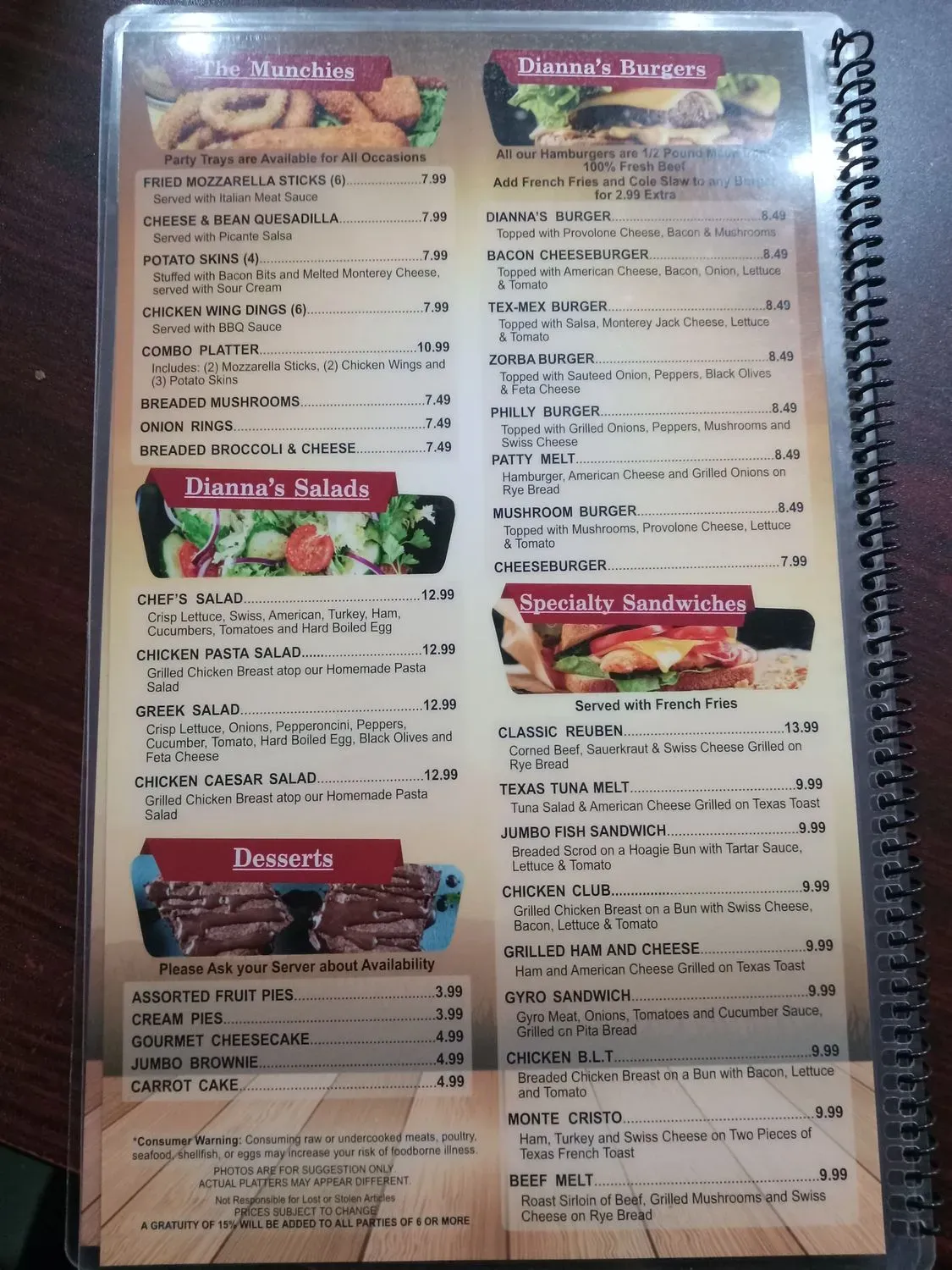 Menu 6