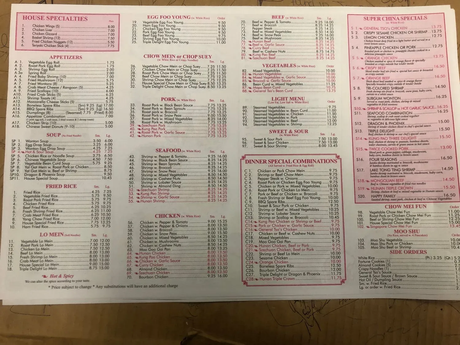 Menu 2