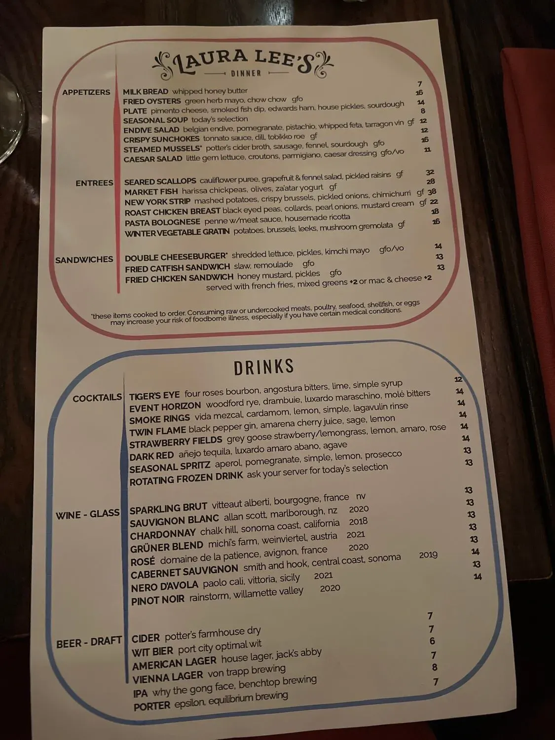 Menu 2