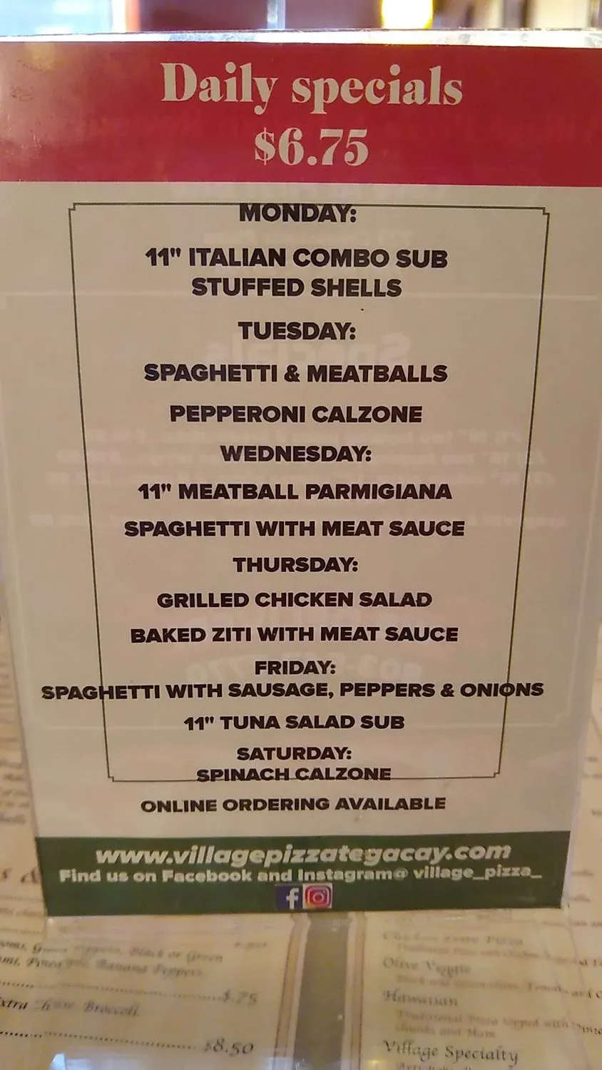 Menu 6