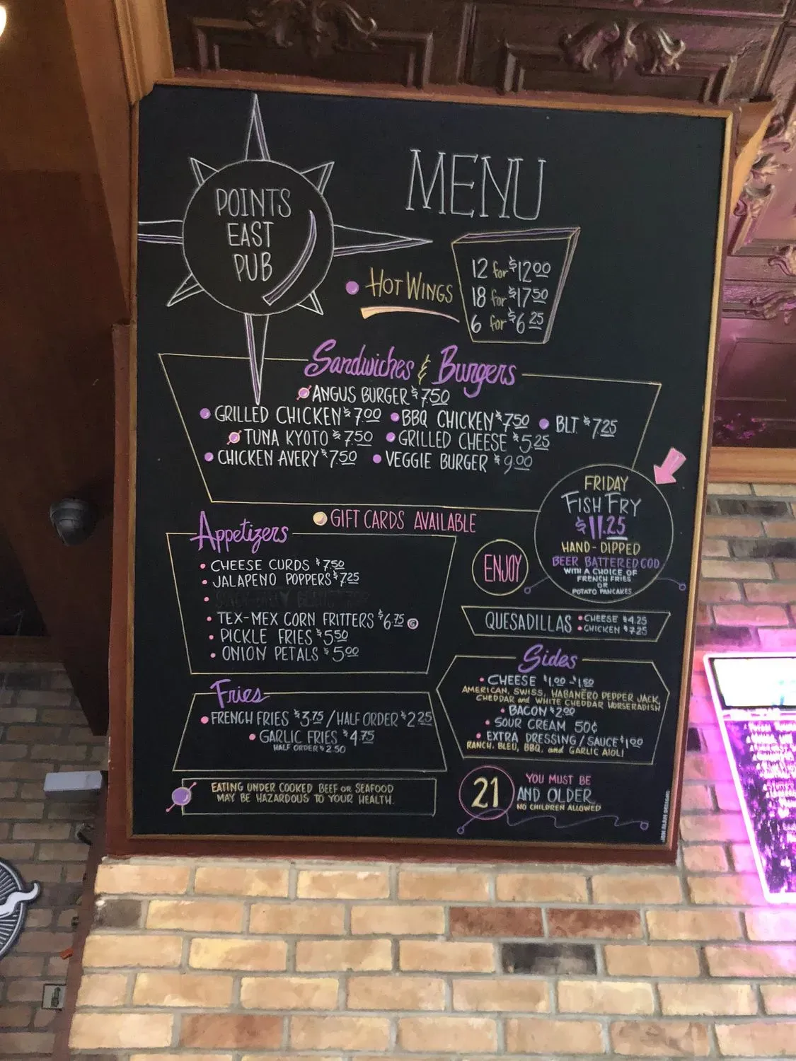 Menu 5