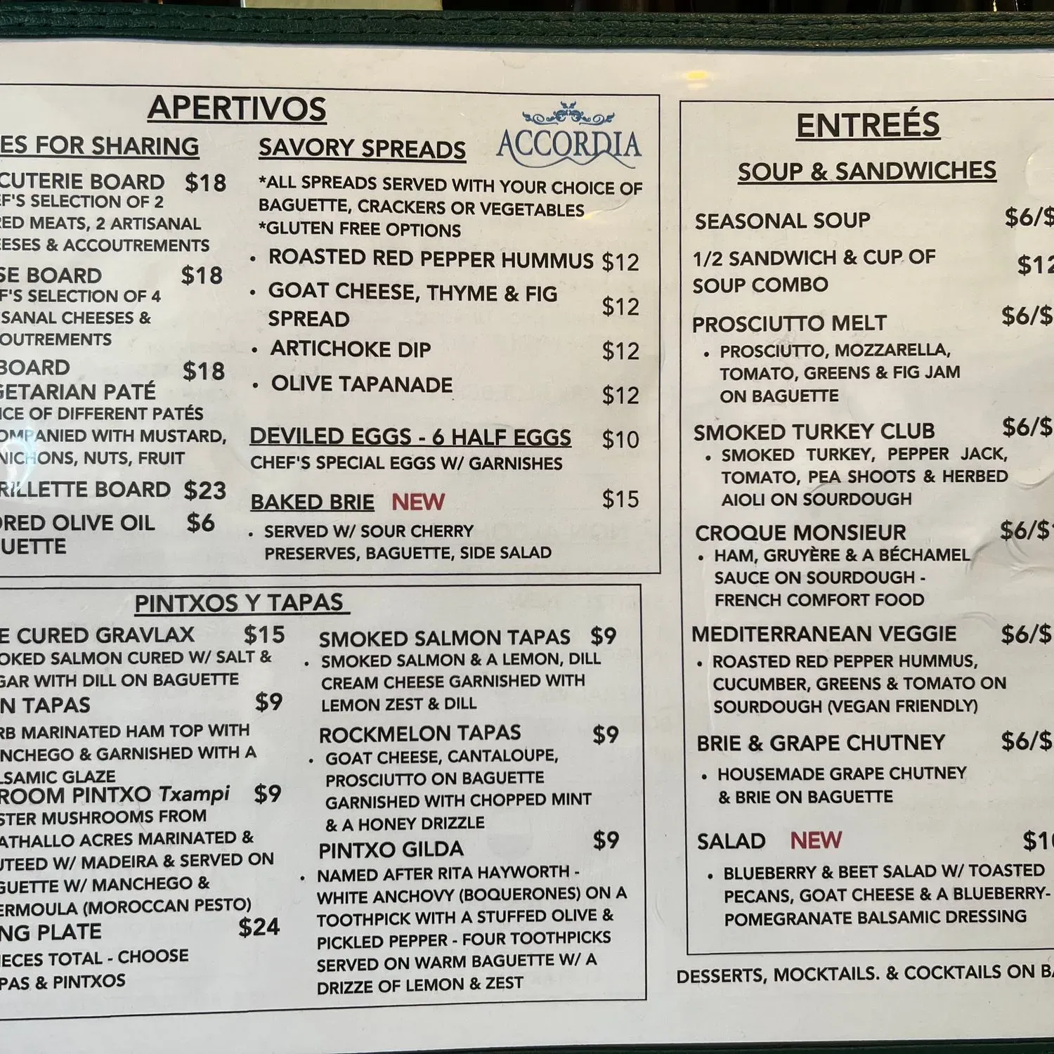 Menu 2