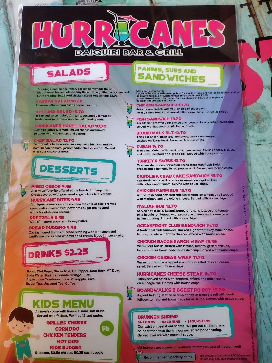 Menu 2