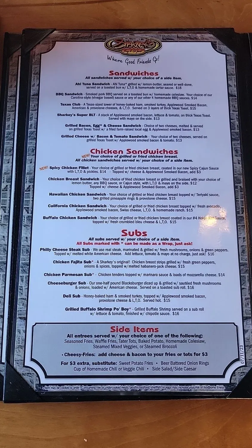 Menu 2